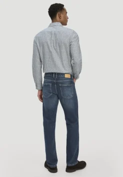 hessnatur Jeans BEN Regular Straight aus Bio-Denim von dark blue Sale