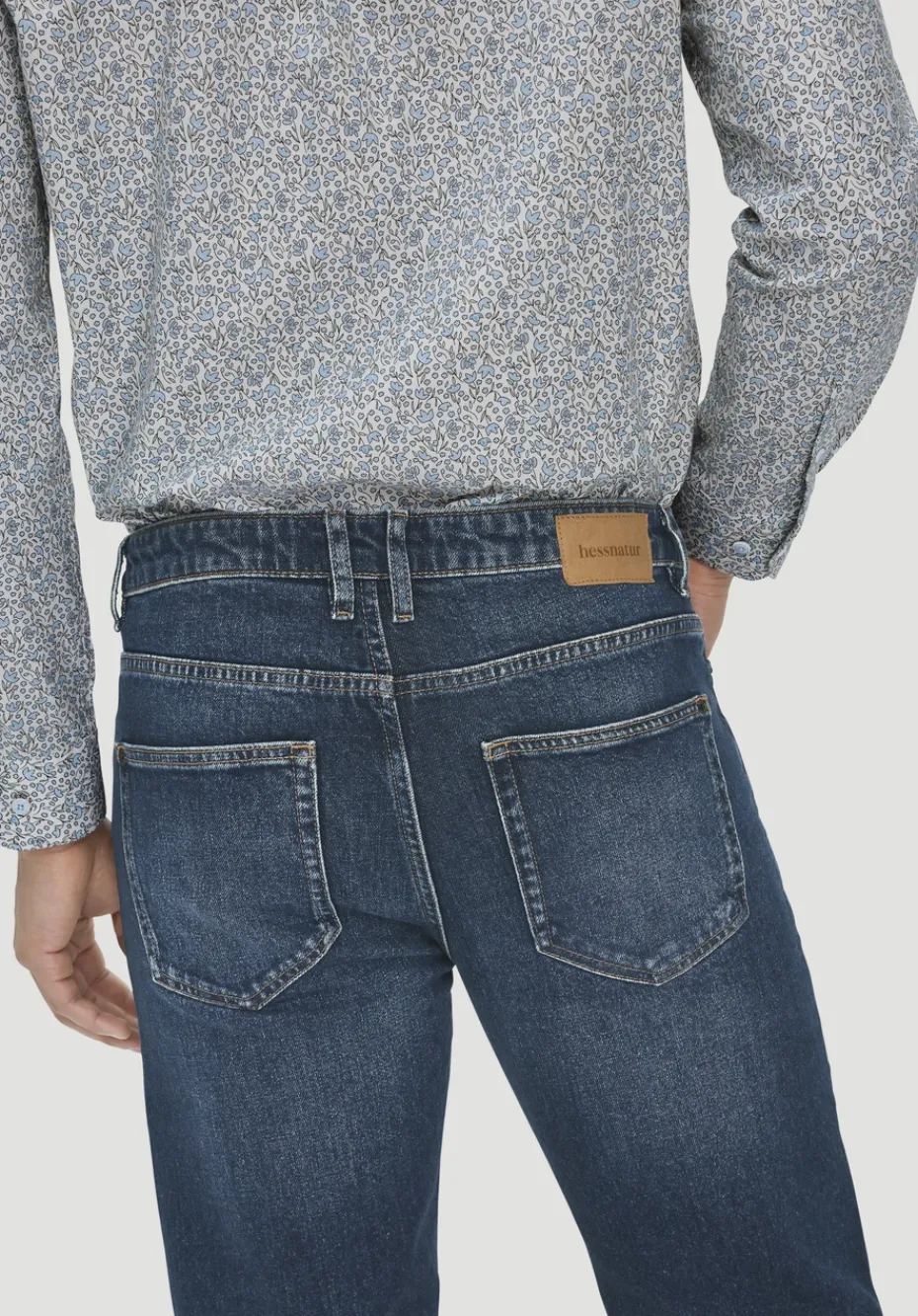 hessnatur Jeans BEN Regular Straight aus Bio-Denim von dark blue Sale