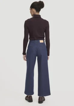 hessnatur Jeans Culotte BETTER RECYCLING aus Bio-Denim von pure blue Outlet