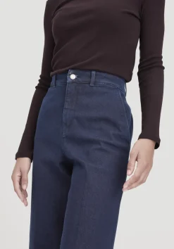 hessnatur Jeans Culotte BETTER RECYCLING aus Bio-Denim von pure blue Outlet