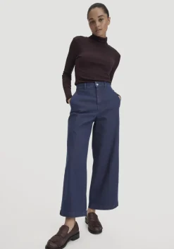 hessnatur Jeans Culotte BETTER RECYCLING aus Bio-Denim von pure blue Outlet