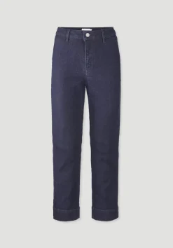 hessnatur Jeans ELENY Culotte Straight Leg BETTER RECYCLED aus Bio-Denim von pure blue Best