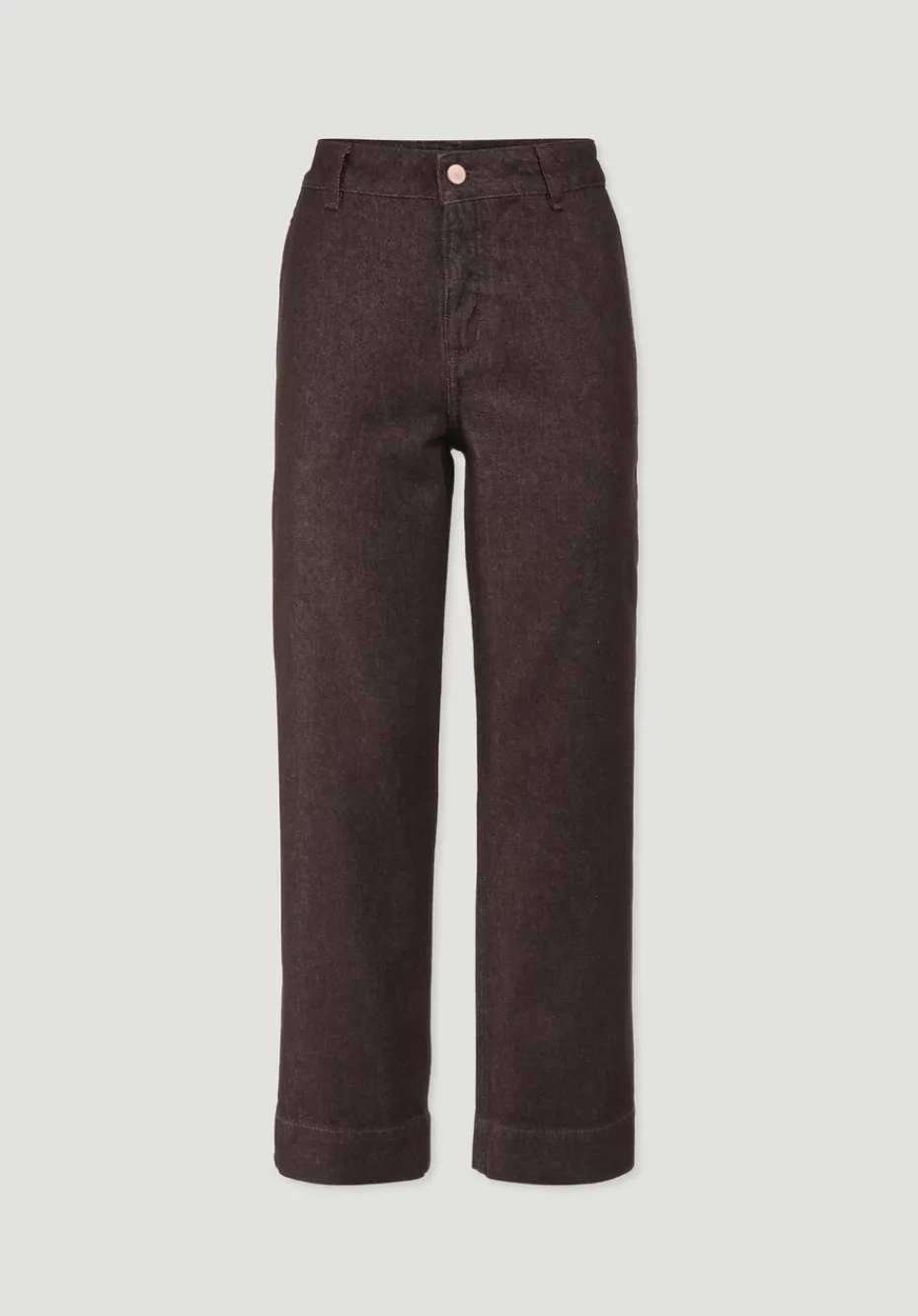 hessnatur Jeans ELENY Culotte straight Leg aus reinem Bio-Denim von brown Clearance
