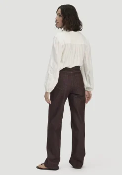 hessnatur Jeans GIERA Straight Relaxed aus reinem Bio-Denim von brown Clearance