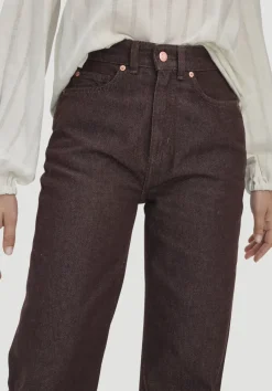 hessnatur Jeans GIERA Straight Relaxed aus reinem Bio-Denim von brown Clearance