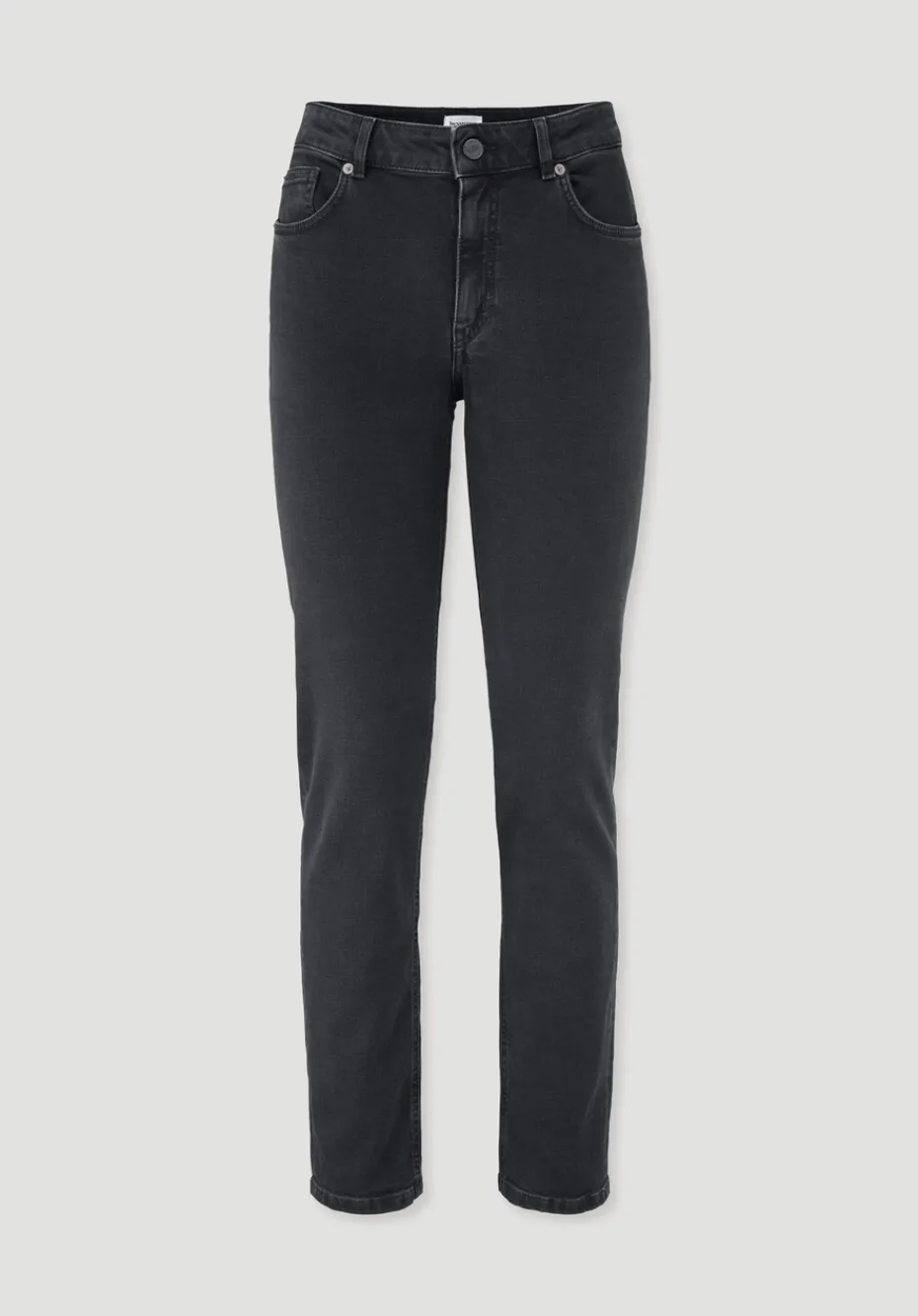 hessnatur Jeans HANNA High Rise Mom aus Bio-Denim von schwarz