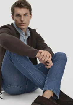 hessnatur Jeans JASPER Slim aus Bio-Denim von dark blue