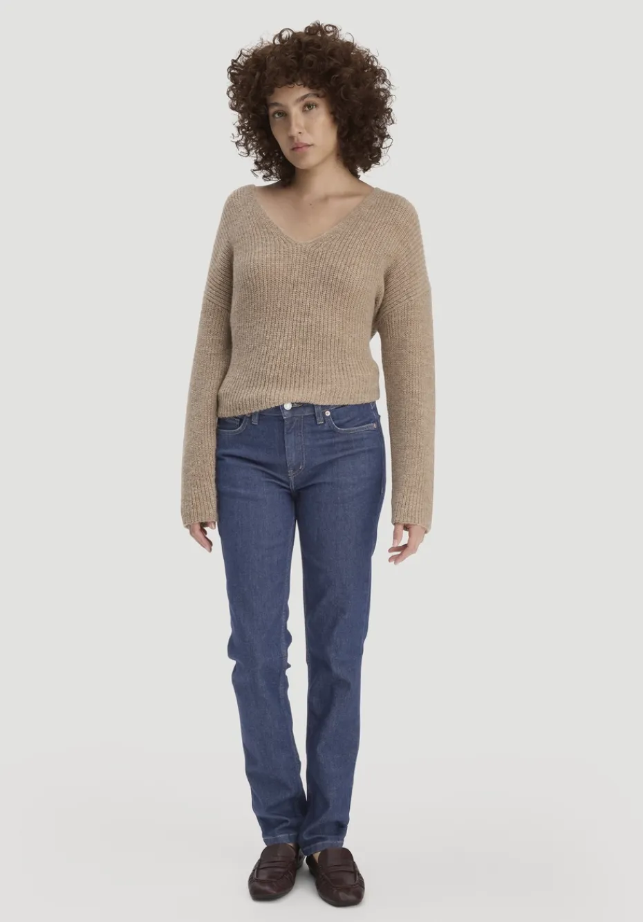 hessnatur Jeans LEA Mid Rise Slim aus Bio-Denim von pure blue Sale