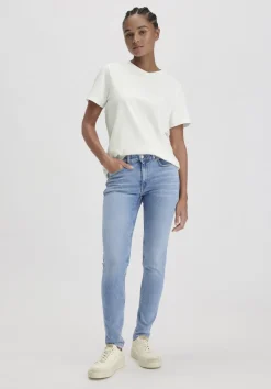 hessnatur Jeans LINA Mid Rise Skinny aus Bio-Denim von light blue