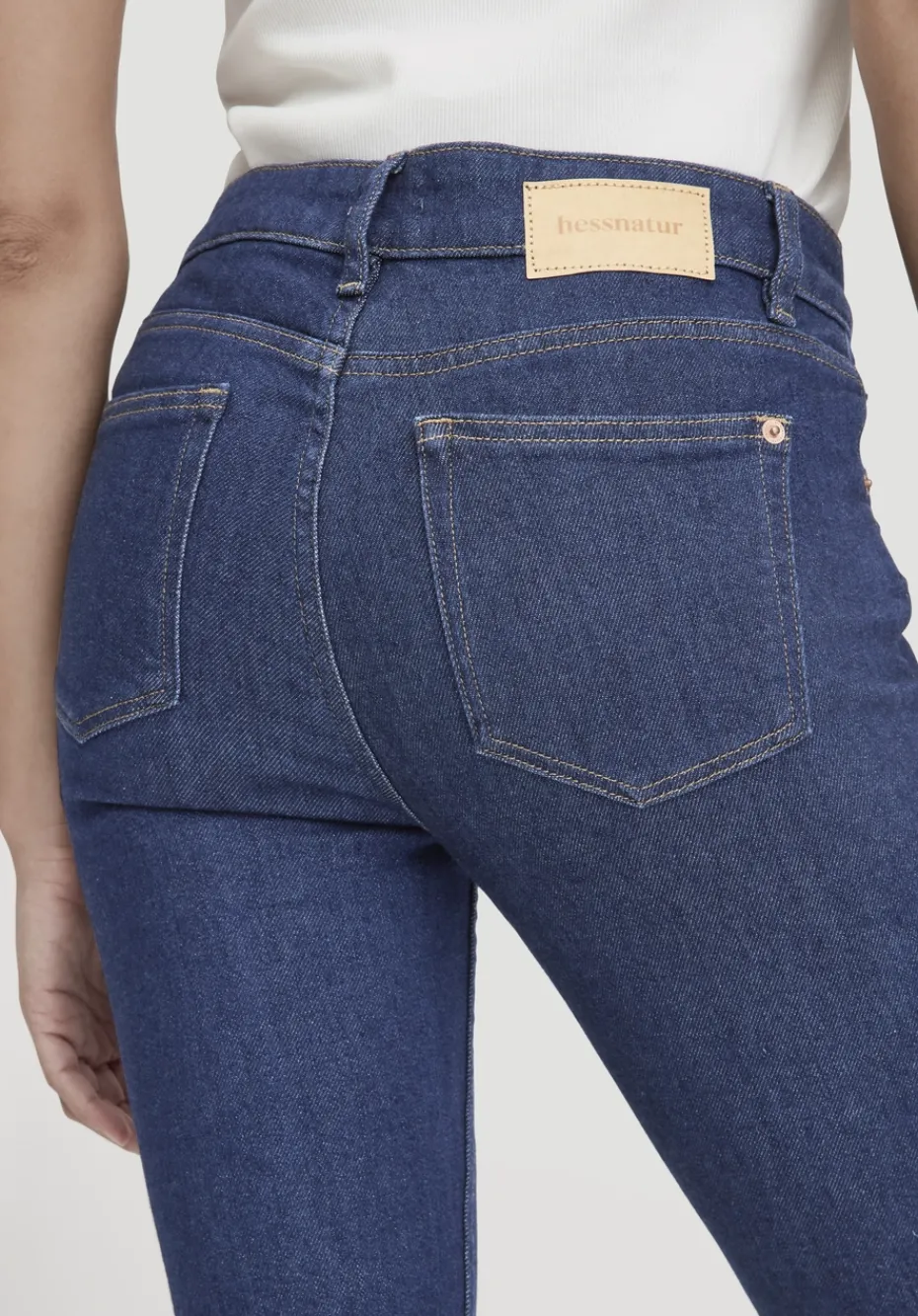 hessnatur Jeans LINA Skinny aus Bio-Denim von pure blue Clearance