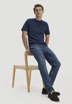 hessnatur Jeans MADS Relaxed Tapered aus Bio-Denim von dark blue