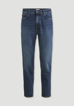 hessnatur Jeans MADS Relaxed Tapered aus Bio-Denim von dark blue