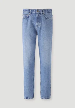 hessnatur Jeans MADS Relaxed Tapered aus reiner Bio-Denim von medium blue