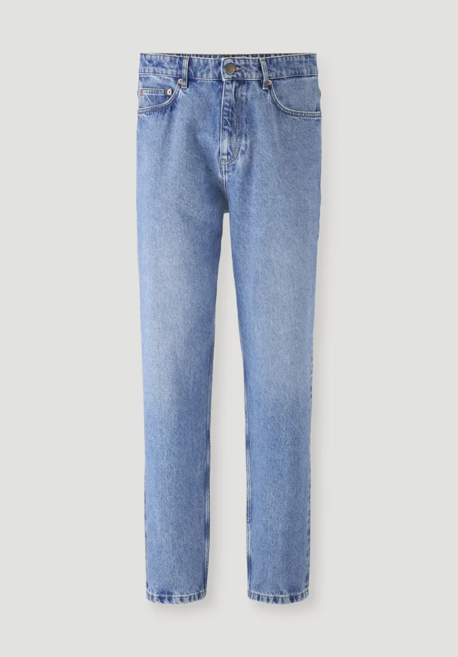 hessnatur Jeans MADS Relaxed Tapered aus reiner Bio-Denim von medium blue