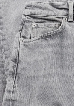 hessnatur Jeans NELE Barrel Leg aus Bio-Baumwolle von light grey Clearance