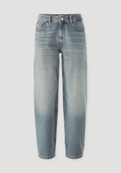 hessnatur Jeans NELE Barrel Leg aus reiner Bio-Baumwolle von greenish blue Clearance