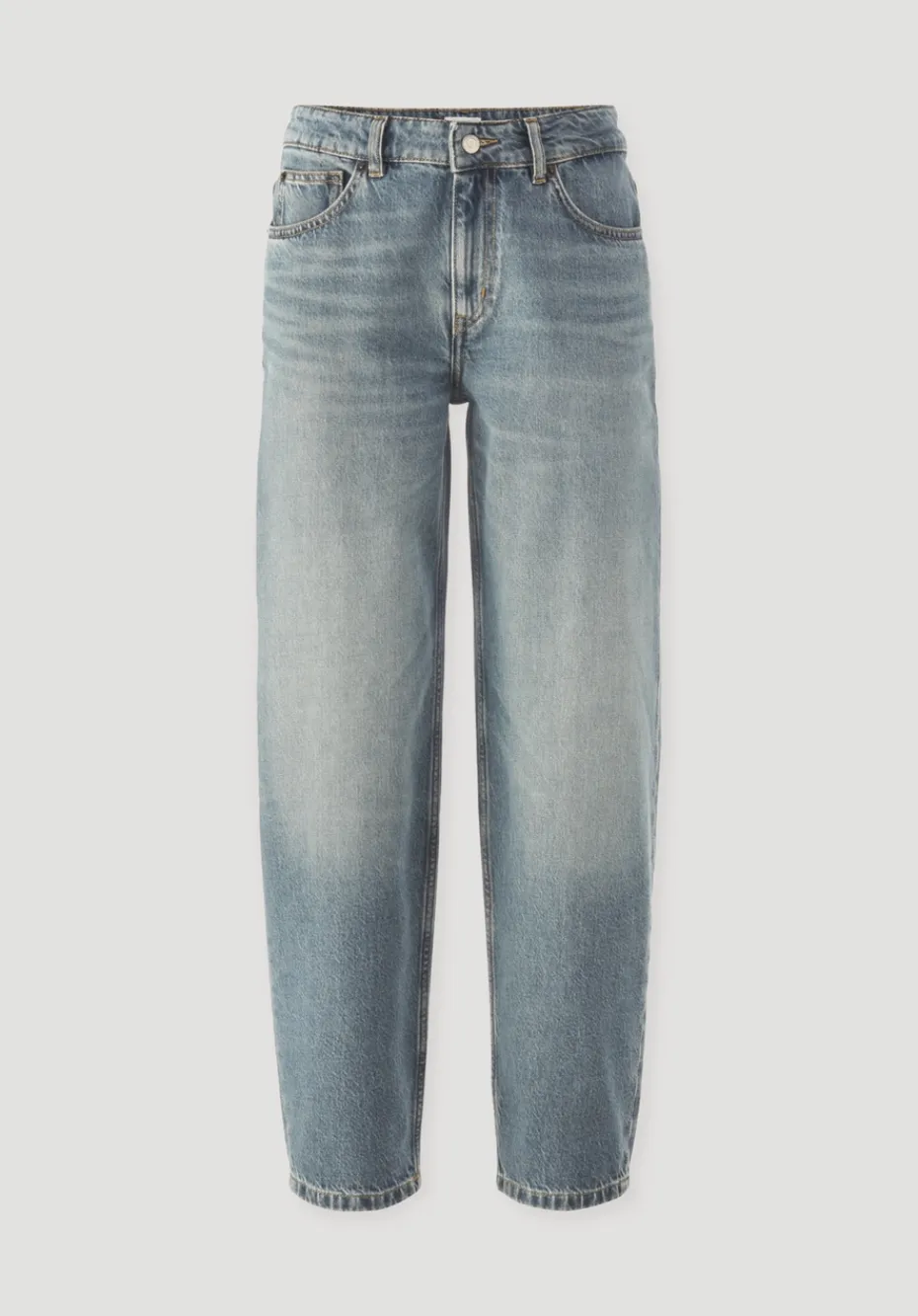 hessnatur Jeans NELE Barrel Leg aus reiner Bio-Baumwolle von greenish blue Clearance