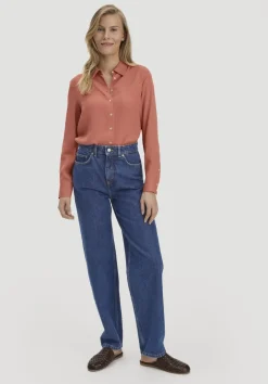 hessnatur Jeans NIVA Tapered Leg aus reiner Bio-Baumwolle von dark blue Hot