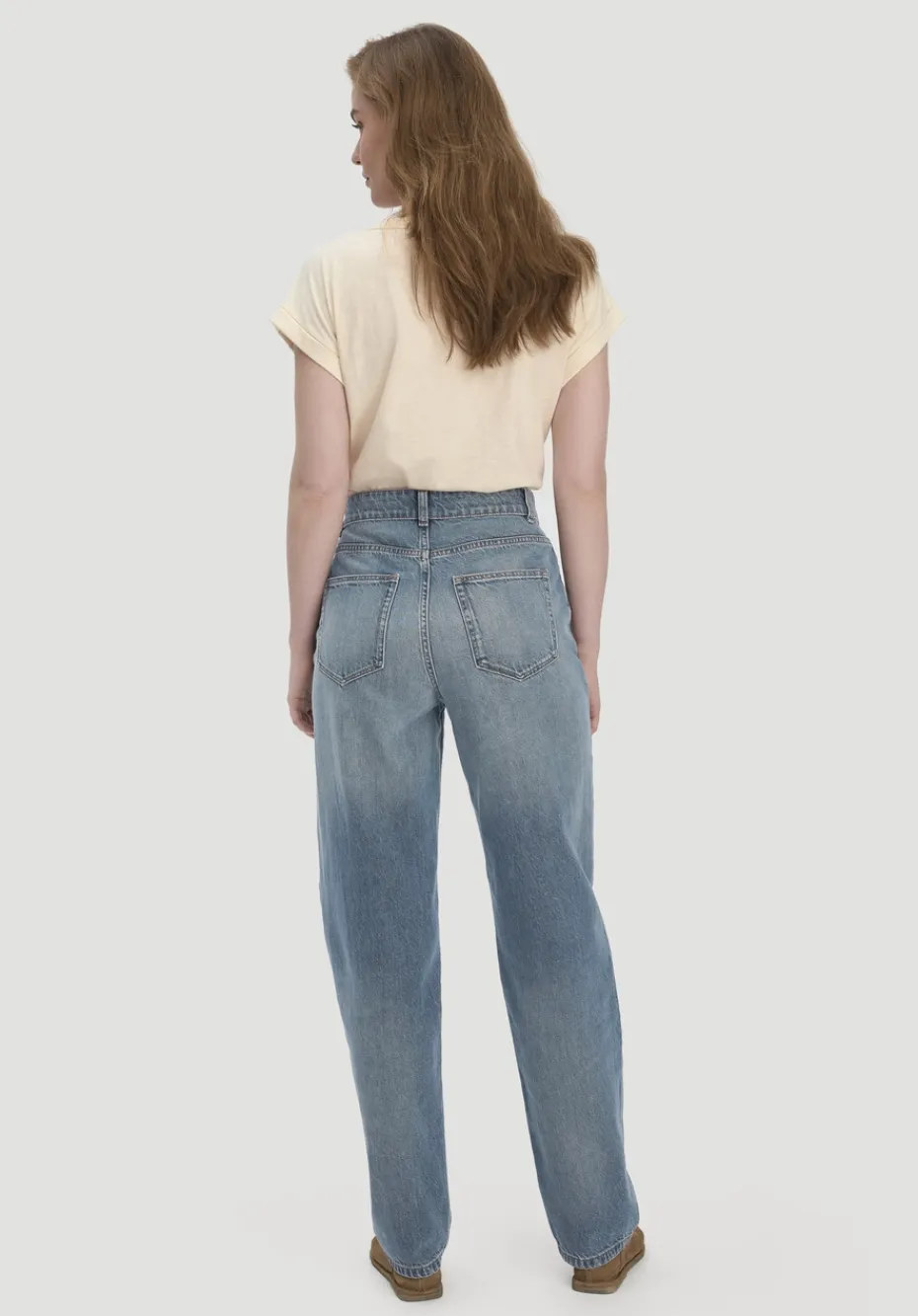 hessnatur Jeans NIVA Tapered Leg aus reiner Bio-Baumwolle von greenish blue Online
