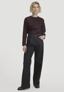hessnatur Jeans Super Wide Leg BETTER RECYCLING aus Bio-Denim von black Online