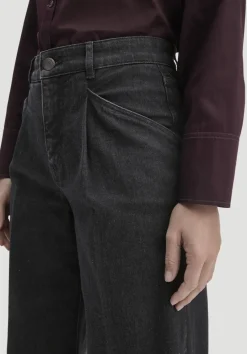 hessnatur Jeans Super Wide Leg BETTER RECYCLING aus Bio-Denim von black Online