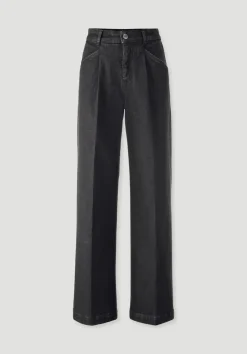 hessnatur Jeans Super Wide Leg BETTER RECYCLING aus Bio-Denim von black Online