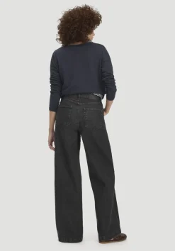 hessnatur Jeans VONNA Super Wide Leg BETTER RECYCLING aus Bio-Denim von black Best