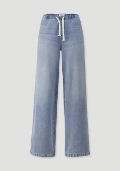 hessnatur Jeans Wide Leg aus reinem Bio-Denim von light blue Online