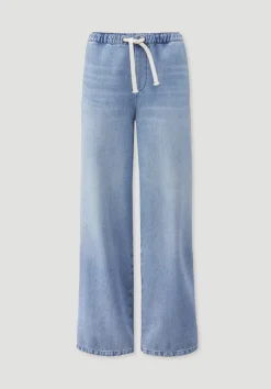 hessnatur Jeans Wide Leg aus reinem Bio-Denim von light blue Online