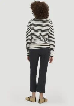 hessnatur Jersey Hose Culotte Slim Leg aus Bio-Baumwolle von schwarz