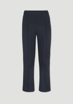 hessnatur Jersey Hose Culotte Slim Leg aus Bio-Baumwolle von marine Sale