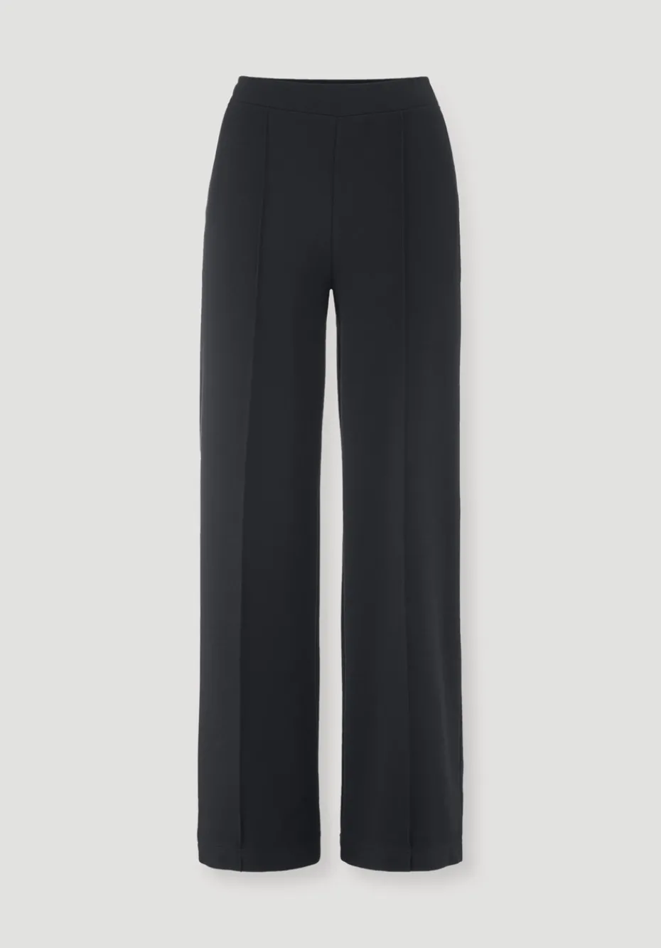 hessnatur Jersey Hose Wide Leg Relaxed aus Bio-Baumwolle von schwarz Sale