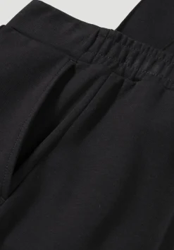 hessnatur Jersey Hose Wide Leg Relaxed aus Bio-Baumwolle von schwarz Sale
