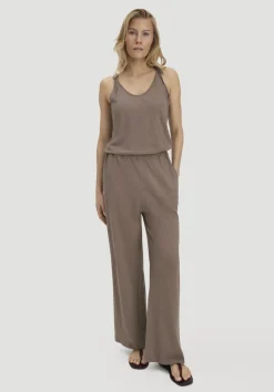 hessnatur Jersey Jumpsuit Relaxed aus Leinen und Bio-Baumwolle von mocca New