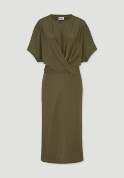 hessnatur Jersey Kleid Midi Oversize aus reiner Bio-Baumwolle von goldoliv Sale