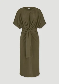 hessnatur Jersey Kleid Midi Oversize aus reiner Bio-Baumwolle von goldoliv Sale