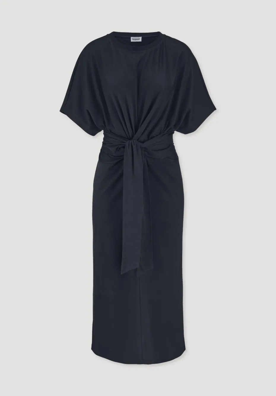 hessnatur Jersey Kleid Midi Oversize aus reiner Bio-Baumwolle von marine New