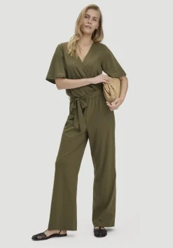 hessnatur Jersey Overall Relaxed aus reiner Bio-Baumwolle von goldoliv