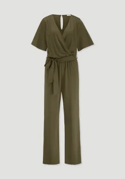 hessnatur Jersey Overall Relaxed aus reiner Bio-Baumwolle von goldoliv