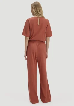 hessnatur Jersey Overall Relaxed aus reiner Bio-Baumwolle von terrakotta