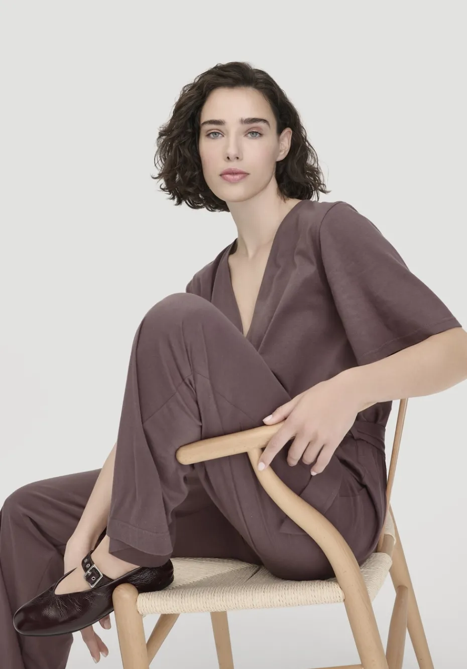 hessnatur Jersey Overall Relaxed aus reiner Bio-Baumwolle von brombeersorbet Discount