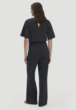 hessnatur Jersey Overall Relaxed aus reiner Bio-Baumwolle von schwarz Discount