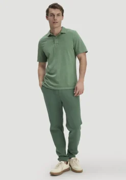 hessnatur Jersey Polo Regular aus reiner Bio-Baumwolle von efeugrün Discount