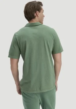 hessnatur Jersey Polo Regular aus reiner Bio-Baumwolle von efeugrün Discount