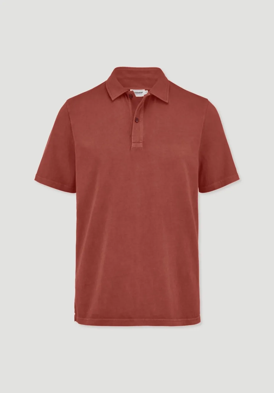 hessnatur Jersey Polo Regular aus reiner Bio-Baumwolle von terrakotta Online