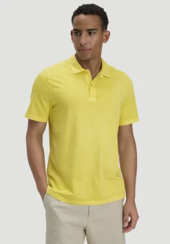 hessnatur Jersey Polo Regular aus reiner Bio-Baumwolle von limone Sale