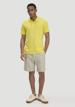 hessnatur Jersey Polo Regular aus reiner Bio-Baumwolle von limone Sale