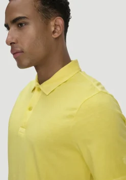 hessnatur Jersey Polo Regular aus reiner Bio-Baumwolle von limone Sale