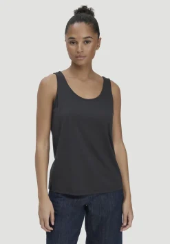 hessnatur Jersey Top Relaxed aus TENCEL™ Lyocell mit Bio-Baumwolle von schwarz Online