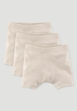 hessnatur Jungen Pants Regular Cut im 3er-Pack aus reiner Bio-Baumwolle von natur Clearance